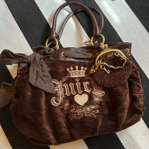 Juicy couture velour tote